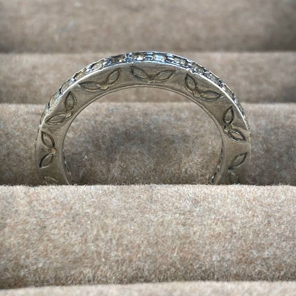 Pandora Eternity Ring S295 ALE Size 52 / US 6 Pave - Picture 3 of 5